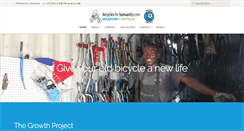 Desktop Screenshot of bicyclesforhumanity.com